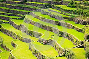 Rice terraces in the Philippines. Rice cultivation in the North