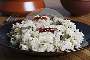 Rice upma is delicious food from Tamilnadu.