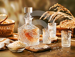 rice wine, meticulously crafted from premium grains