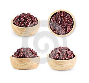 Riceberry on a white background