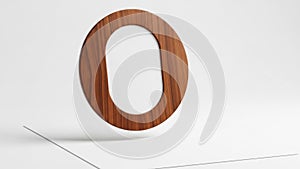 A rich brown color with visible wood grain patterns adding texture and