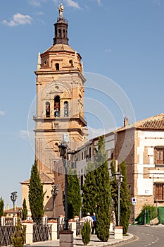 The rich Catholic historic and iconic Cathedral of Guadix, Andalusia, Spain.