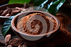 Rich Chocolate Dust. Exquisite Cocoa Texture. Premium Baking Ingredient for Irresistible Desserts