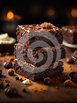 Rich and fudgy brownies with fudgy middles and the best crinkly tops, cinematic dessert