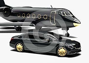 Rich man Luxury fleet