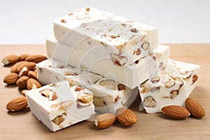 Rich Nutty nougat. Generate Ai