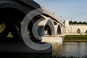 Rich Street Arch Bridge - Scioto River - Columbus, Ohio photo