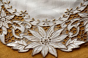 Richelieu embroidery pattern, floral pattern