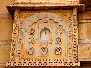 Richly decorated houses in India