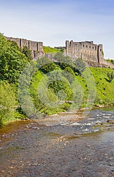 Richmond Castle and the River Swale