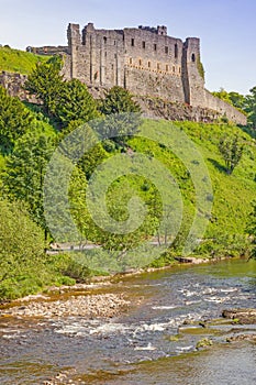 Richmond Castle and the River Swale photo