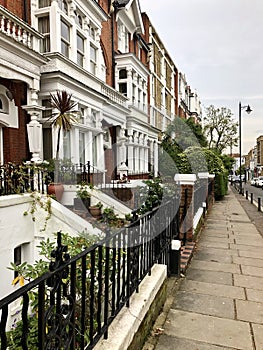 Richmond, London. A typical street scene in London district