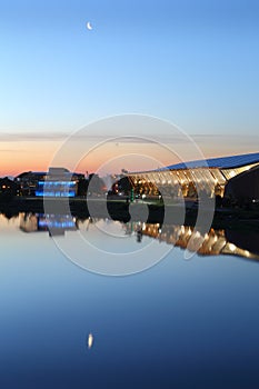 Richmond Oval Morning, Fraser River