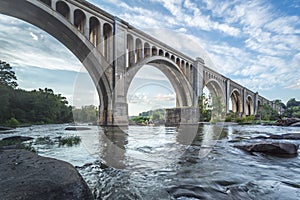 Richmond Railroad Bridge Over James River photo