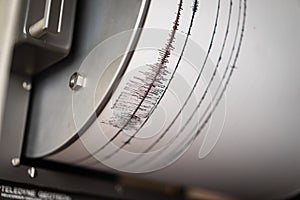 Richtometer Displaying 1964 Great Alaska Earthquake