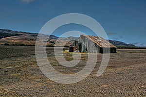 Rickety Old Abandoned Farm Barn