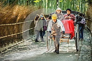 Rickshaw in Kyoto