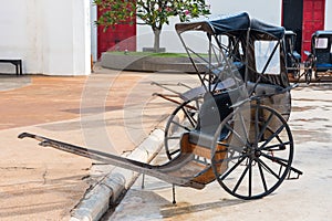 Rickshaw in Thai ancient town