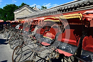Rickshaws in China
