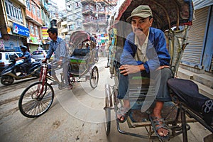 Rickshaws driver