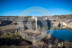 Reservoirs in times of drought in Zamora Spain photo