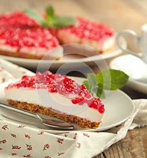 Ricotta cheese cake.