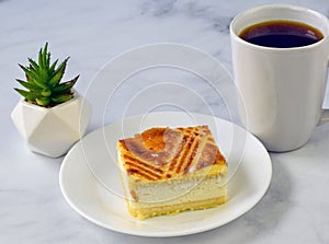 ricotta lemon cheese square