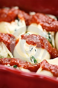 Ricotta Stuffed Cheese Shells