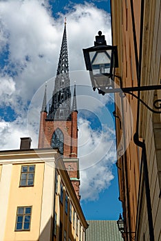 Riddarholmen church in Gamla Stan Stockholm, Sweden