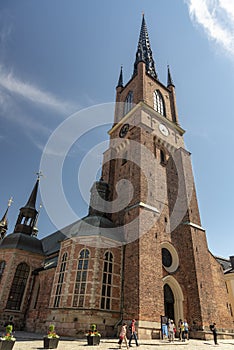 Riddarholmen Church on Riddarholmen island Stockholm