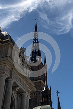 Riddarholmen Church steeple Stockholm