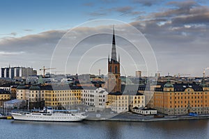 Riddarholmen, small island in central Stockholm. Sweden