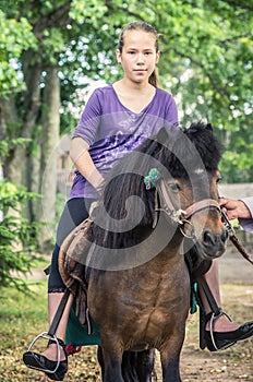 Ridding girl