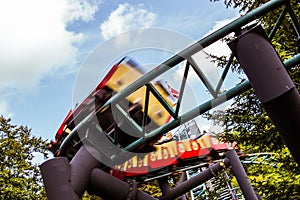 Ride in Bakken amusement park