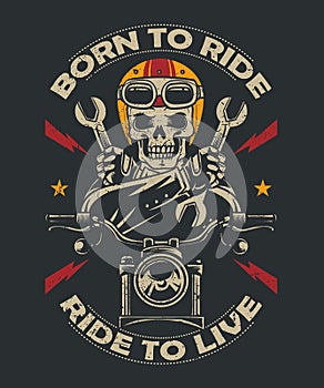 ride or die illustration download vector