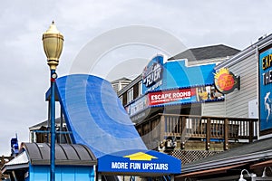 Ride The Flyer Family Adventure at Fisherman's Wharf on Pier 39 in San Francisco California