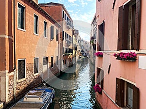 Ride on gondolas along the Grand Canal in Venice, Italy