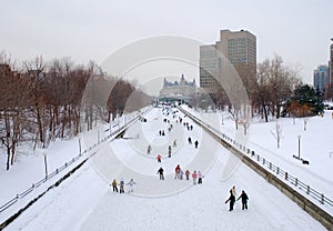 Rideau Canal in Winter