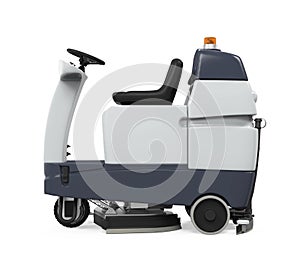 Rider Floor Scrubber Isolated