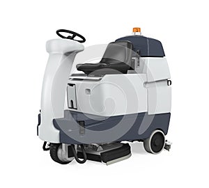 Rider Floor Scrubber Isolated