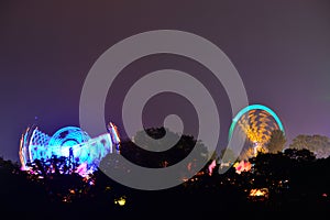 Rides at the Isle of Wight Festival