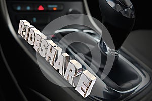 Rideshare Carpool Gear Shift Vehicle Car photo