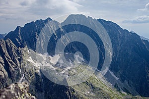 Ridge of Gerlach mountain in High Tatras, Slovakia