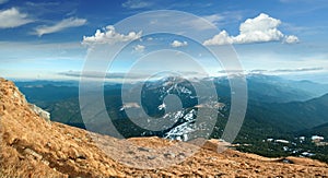 Ridge and peak of Mount Goverla