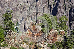 Ridge on the rim of the Black Canyon of the Gunnison