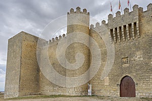 Castle of montealegre de los campos in the province of castilla leon, spain photo