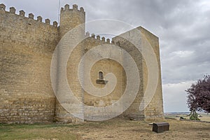 Castle of montealegre de los campos in the province of castilla leon, spain photo