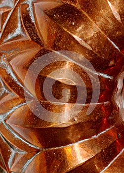 Ridged copper pattern