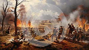 Ridgefield Resilience: An Artistic Depiction of Revolutionary War Valor