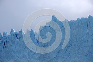 Ridges of the glacier photo